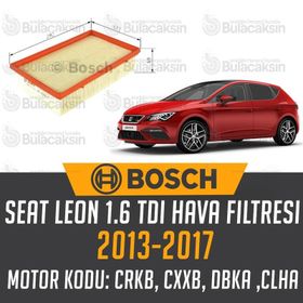 Bosch Seat Leon 1.6 TDI 2013-2017 Hava Filtresi
