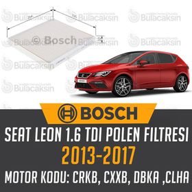 Bosch Seat Leon 1.6 TDI Polen Filtresi