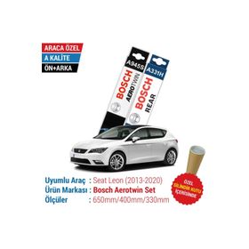 Bosch Seat Leon 2013-2020 Aerotwin Ön Arka Silecek Takımı