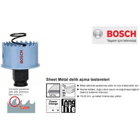 Bosch Sheet Metal 44 mm Panç