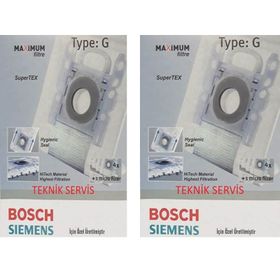 Bosch-Siemens-Profilo Elektrik Süpürge 20 Adet Bez Toz Torbasi