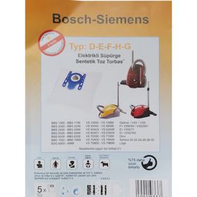 Bosch Siemens TYP: D-E-F-G-H Toz Süpürge Torbası