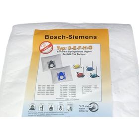 Bosch Siemens Type D-E-F-H-G 5 Adet Süpürge Torbası