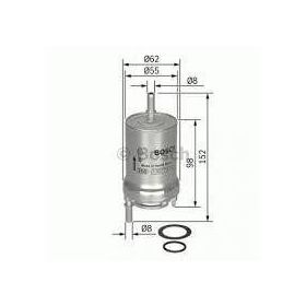 Bosch Skoda Fabia 1.2 2003-2004 Benzin Filtresi