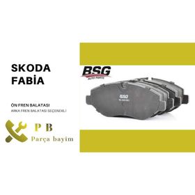 Bosch Skoda Fabia 1.2 2003-2011 Ön Fren Balatası