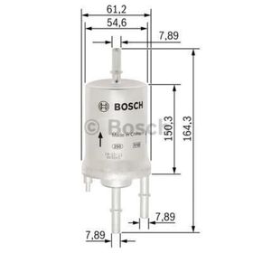 Bosch Skoda Fabia 1.6 2007-2010 Benzin Filtresi