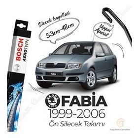 Bosch Skoda Fabia Muz 1999-2006 Silecek Takımı