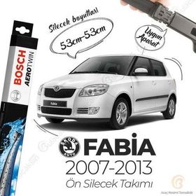Bosch Skoda Fabia Muz 2007-2013 Silecek Takımı