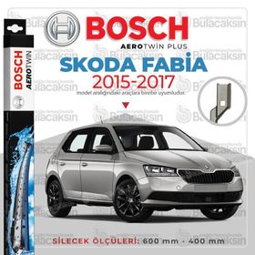 Bosch Skoda Fabia Muz 2014-2021 Silecek Takımı