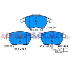 Bosch Skoda Octavia 1.6 TDI 2009-2013 Ön Fren Balatası