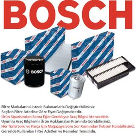 Bosch Skoda Roomster 1.4 TDI 2006 2010 Filtre Bakım Seti
