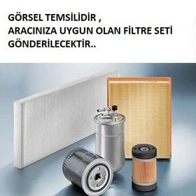 Bosch Skoda Roomster 1.4 TDI 2006 2010 Filtre Bakım Seti
