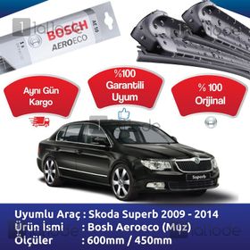 Bosch Skoda Superb 2009-2014 Silecek Takımı