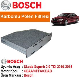 Bosch Skoda Superb Karbonlu Polen Filtresi