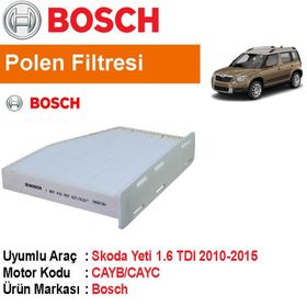 Bosch Skoda Yeti 1.6 TDI Polen Filtresi