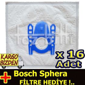 Bosch Sphera Toz 16 Adet Süpürge Torbası