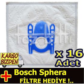 Bosch Sphera Toz 16 Adet Süpürge Torbası