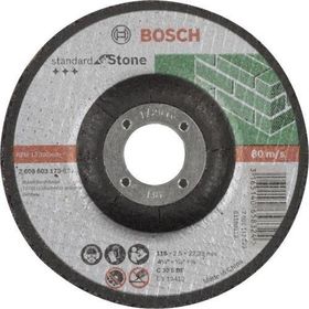 Bosch Standard Seri 115x2.5 mm Taş Bombeli Taş Kesme Diski
