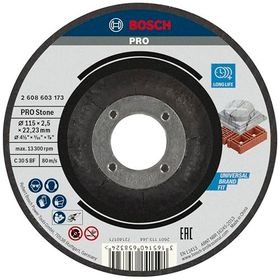 Bosch Standard Seri 115x2.5 mm Taş Bombeli Taş Kesme Diski