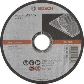 Bosch Standard Seri 125x1.6 mm Taş Düz Inox Paslanmaz Çelik Kesme Diski