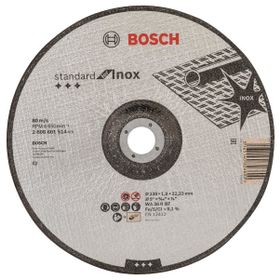 Bosch Standard Seri 230x1.9 mm Taş Düz Inox Paslanmaz Çelik Kesme Diski