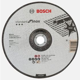 Bosch Standard Seri 230x1.9 mm Taş Düz Inox Paslanmaz Çelik Kesme Diski