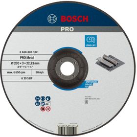 Bosch Standard Seri 230x3.0 mm Taş Bombeli Metal Kesme Diski