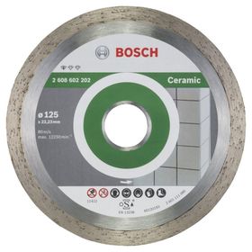 Bosch Standard Seri Seramik İçin 125 mm Gri Elmas Kesme Diski