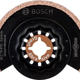 Bosch Starlock ACZ 70 RT5 50 Kum Kalınlığı Carbide RIFF Zımpara Uçlu Dar Kesim Segman Testere Bıçağı
