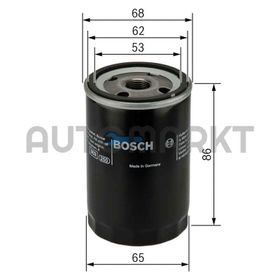Bosch Suzuki Swift 1.3i 16V Hatchback 2001-2004 Yağ Filtresi