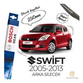Bosch Suzuki Swift Arka 2005-2013 Rear H250 Silecek