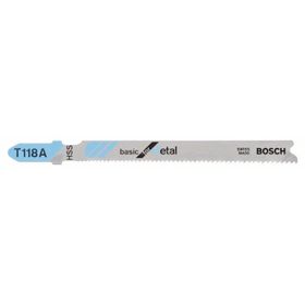 Bosch T 118 A Ekonomik Metal İçin 25'li Dekupaj Testeresi Bıçağı