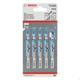 Bosch T 118 B Basic for Metal 5 Li Dekupaj Testeresi Bıçağı 2608631014