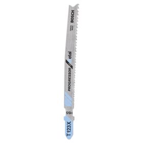 Bosch T 123 XF Kademeli Artan Dişli Metal İçin 25'li Dekupaj Testeresi Bıçağı