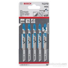 Bosch T 127 D Alüminyum İçin Dekupaj Testeresi Bıçağı 5 Li Paket 2608631017