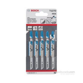 Bosch T 127 D Alüminyum İçin Dekupaj Testeresi Bıçağı 5 Li Paket 2608631017
