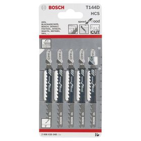 Bosch T 144 D Speed for Wood 5 Li Dekupaj Testeresi Bıçağı 2608630040