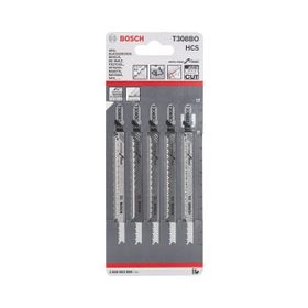 Bosch T 308 BO Ekstra Temiz Kesim Ahşap İçin 5'li Dekupaj Testeresi Bıçağı