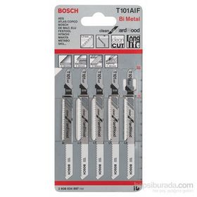 Bosch T101AIF 5'li Paket Dekupaj Testeresi Bıçağı