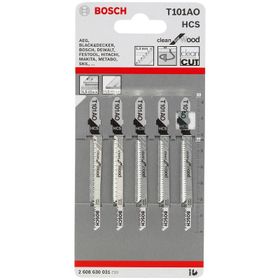 Bosch T101AO 5'li Paket Dekupaj Testeresi Bıçağı