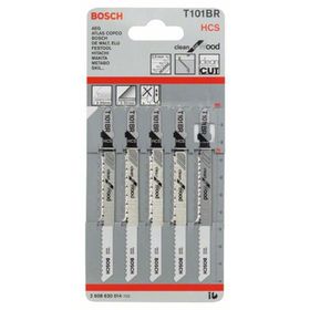 Bosch T101BR 5'li Paket Dekupaj Testeresi Bıçağı