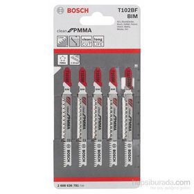 Bosch T102BF 5'li Paket Dekupaj Testeresi Bıçağı