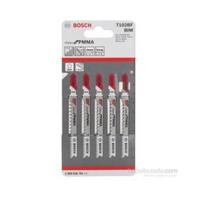 Bosch T102BF 5'li Paket Dekupaj Testeresi Bıçağı