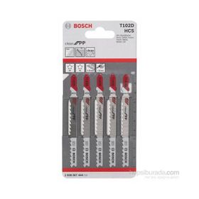 Bosch T102D 5'li Paket Dekupaj Testeresi Bıçağı