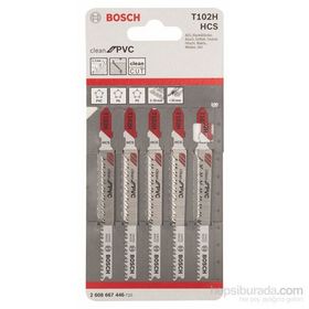 Bosch T102H 5'li Paket Dekupaj Testeresi Bıçağı