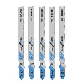 Bosch T118A 5'li Paket Dekupaj Testeresi Bıçağı