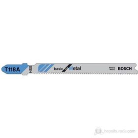 Bosch T118B 5'li Metal Dekupaj Testere Bıçağı