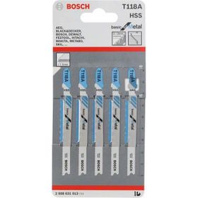 Bosch T118BF 5'li Paket Dekupaj Testeresi Bıçağı