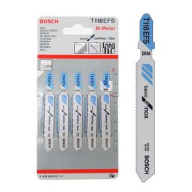 Bosch T118EFS 5'li Paket Dekupaj Testeresi Bıçağı