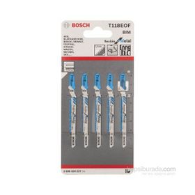 Bosch T118EOF 5'li Paket Dekupaj Testeresi Bıçağı
